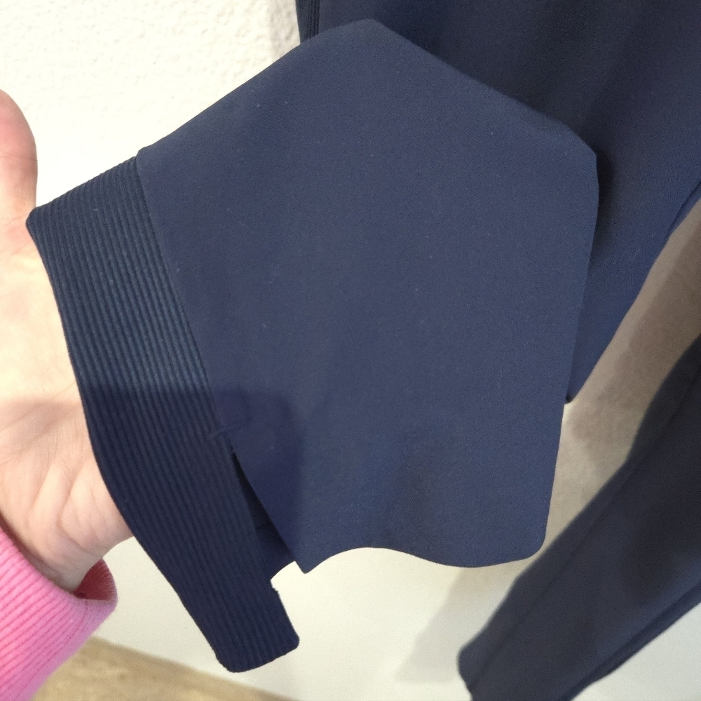 Athleta Brooklyn Mid Rise Ankle Pants Navy - Picture 6 of 8